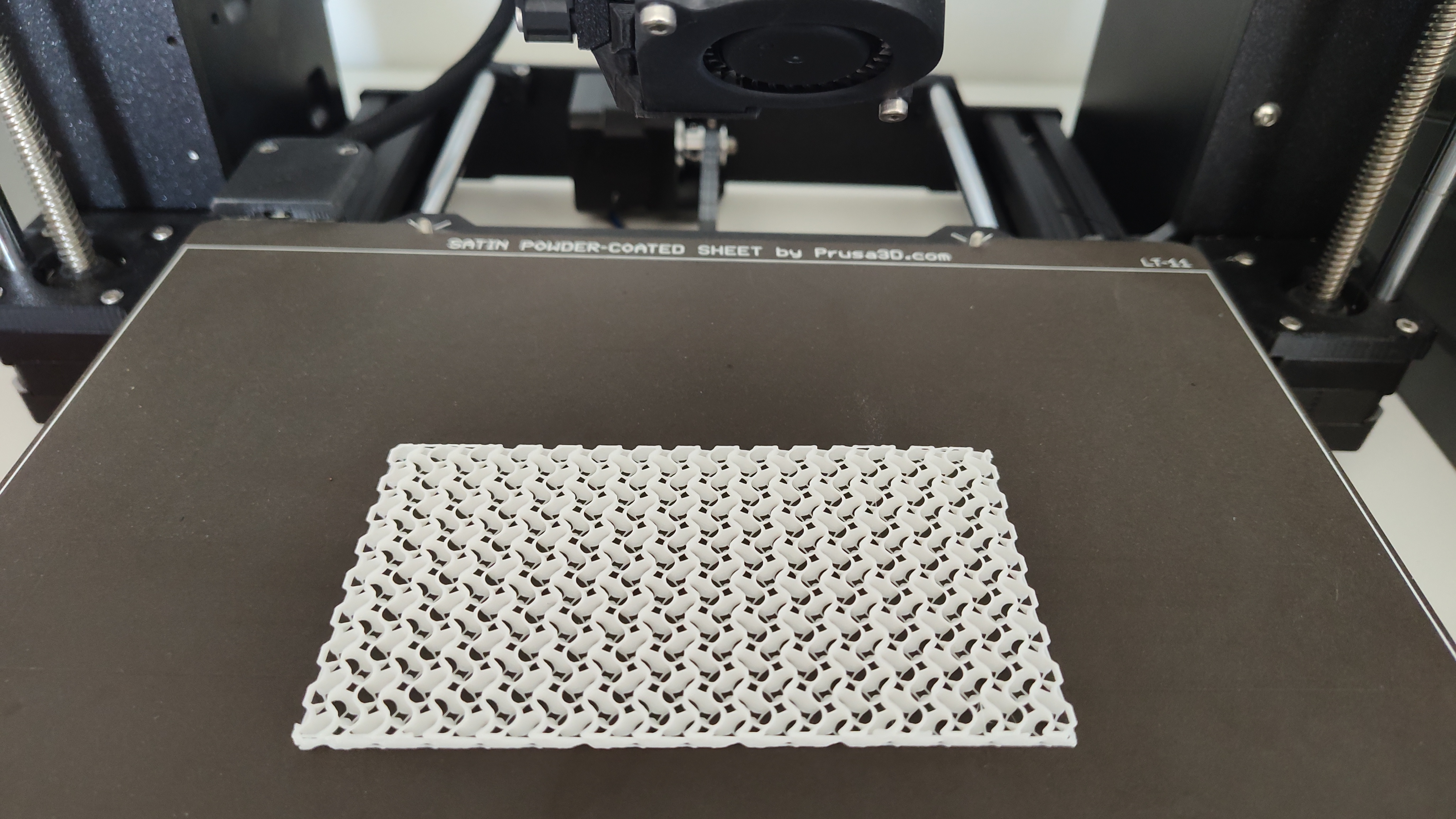 A 3D printed TPU gyroid infill pad