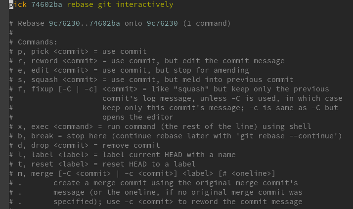 Using Ctrl+a as increment and Ctrl+x as decrement in vim during interactive rebase cycles through rebase actions